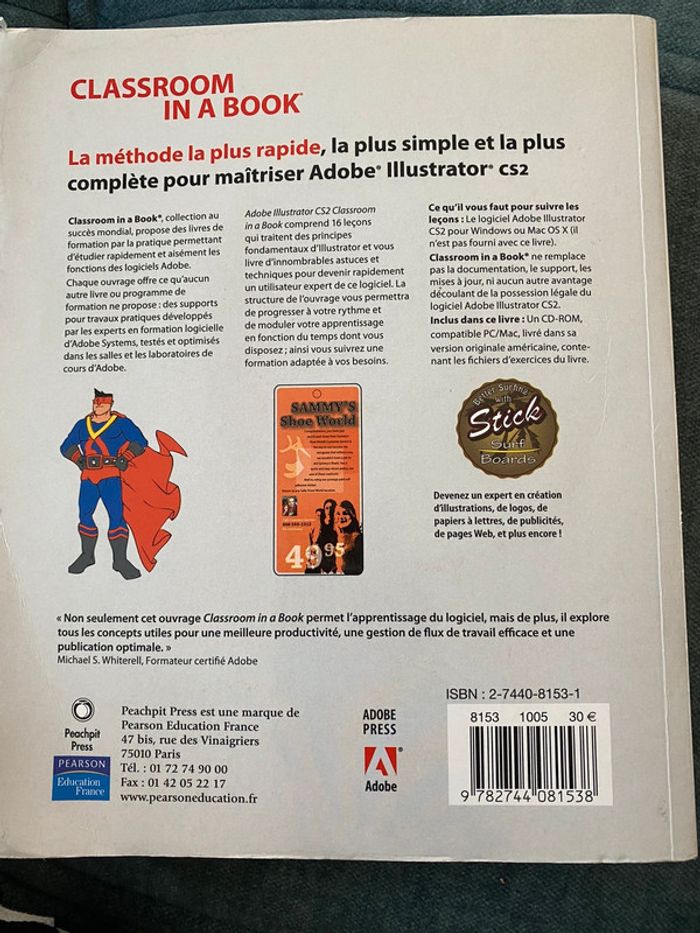 Adobe illustrator cs2 classroom in a book version française - photo numéro 4