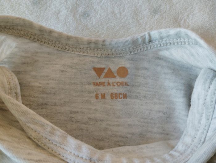 Lot de 5 bodies fin ML - Theme Dino - TAO - photo numéro 16