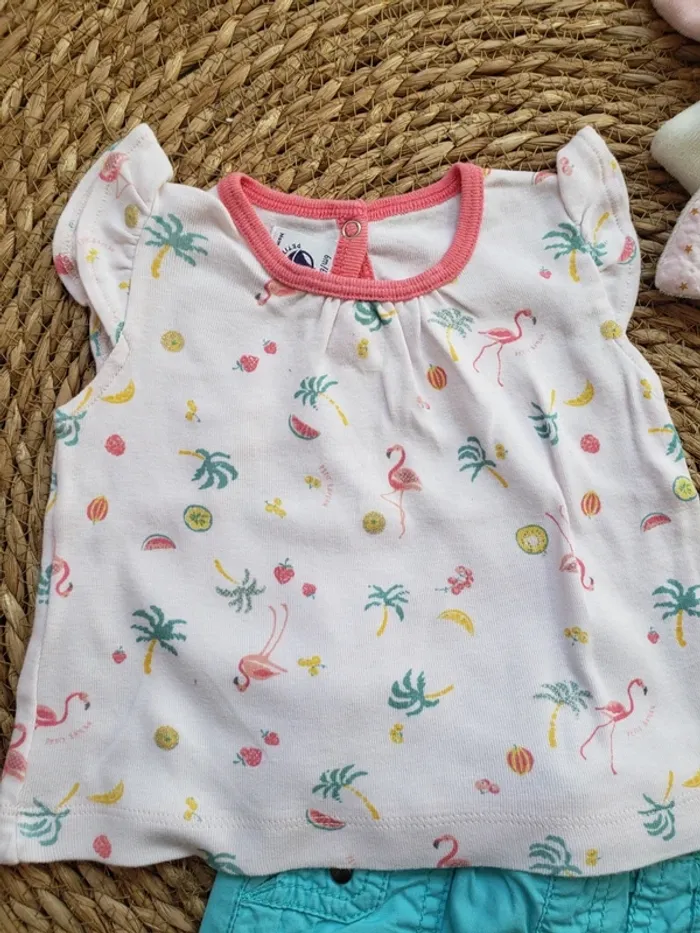 Tee-shirt petit bateau 6mois - photo numéro 2
