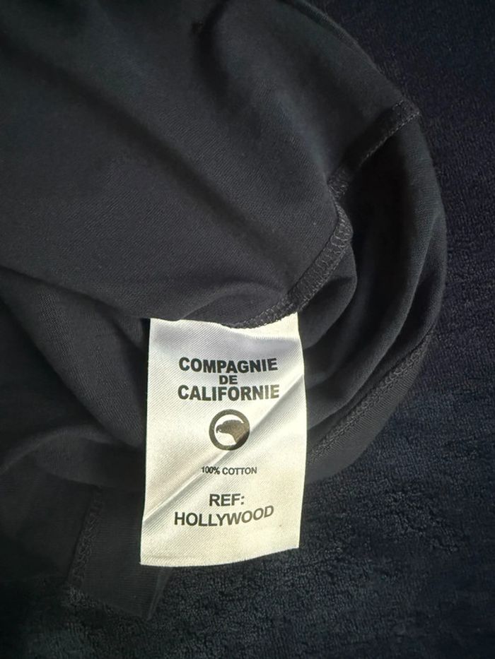 Compagnie de Californie - Tee-shirt "Hollywood" Bleu marine, taille M - photo numéro 5