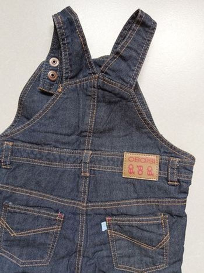 Salopette en jeans 6 mois - photo numéro 5
