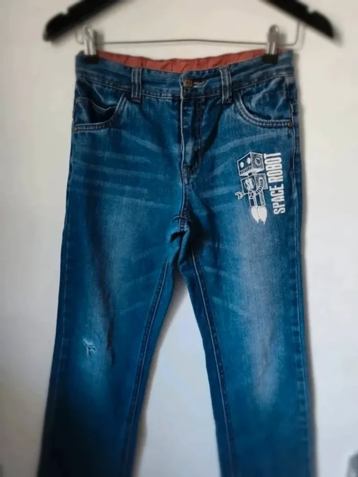 Jean coupe droite taille 12 ans Nky - photo numéro 2
