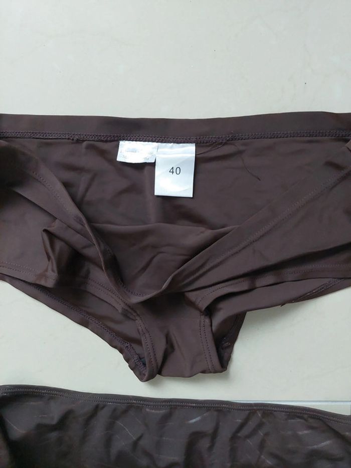3 bas de maillot, marron, 40. - photo numéro 3