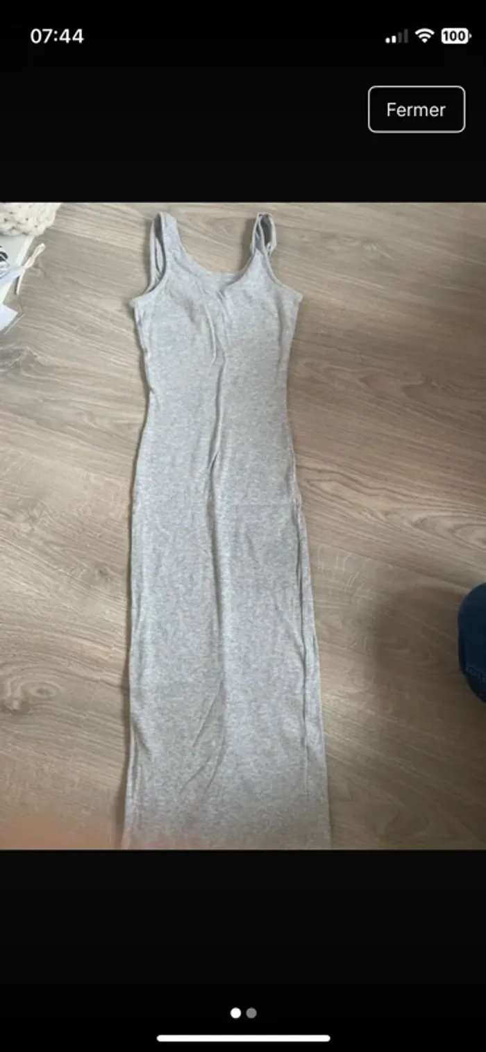 Robe longue primark 34 XS gris - photo numéro 2