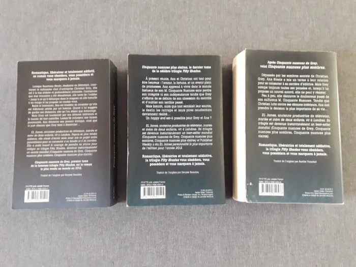 Trilogie 50 Nuances de Grey de EL James - photo numéro 2