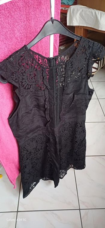 Robe noire dentelle