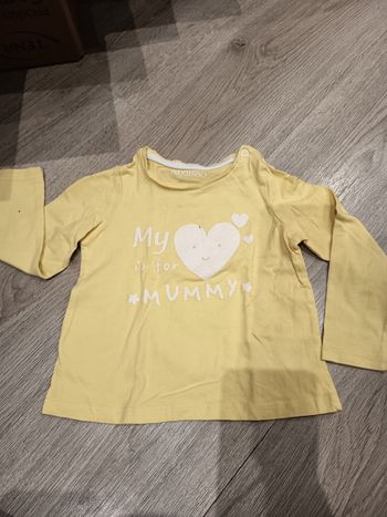 Tee shirt manche longue 12 mois