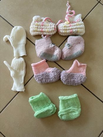 Lot’petits chaussons fait mains 
