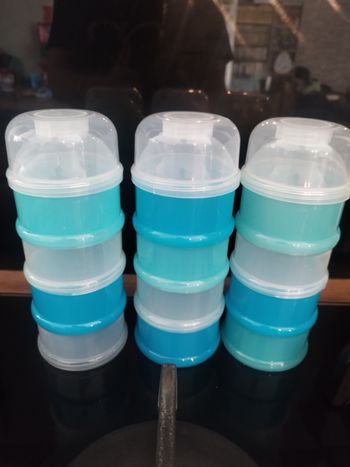 Lot 5 Boites doseuses de lait 