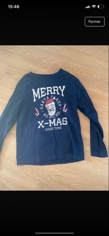 Tee shirt manche longue noël