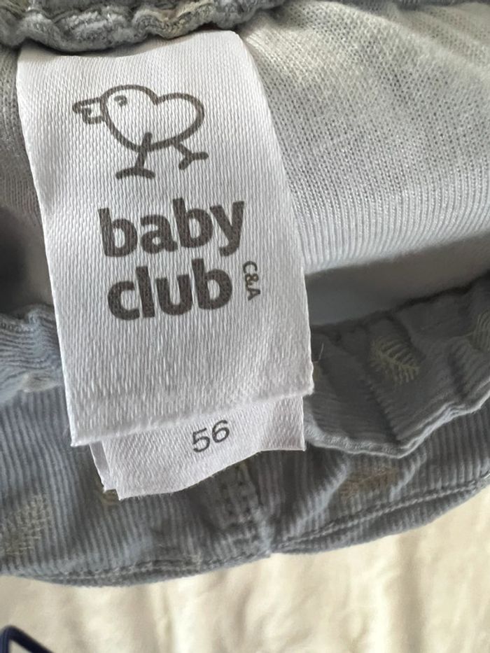 Lot de 2 pantalons bébé Benetton et C&A taille 56 - photo numéro 6