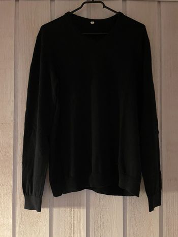 Pull col V noir - Carrefour - L