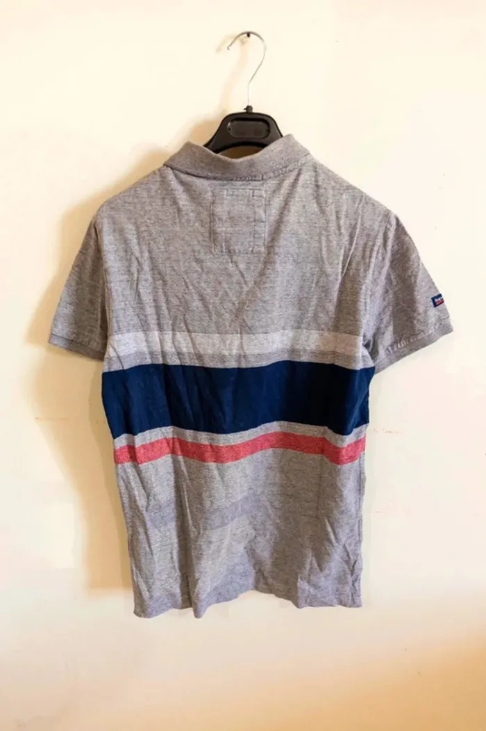 C46 polo gris Superdry M - photo numéro 2