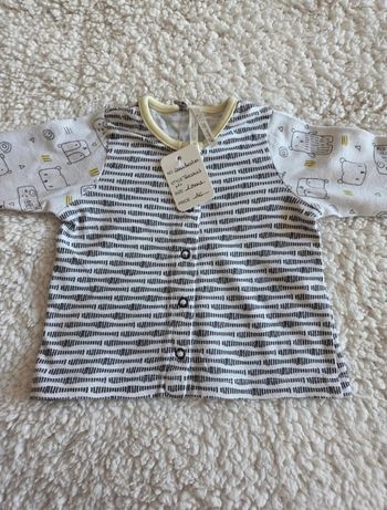 Tee-shirt ML- Taille 1 mois 