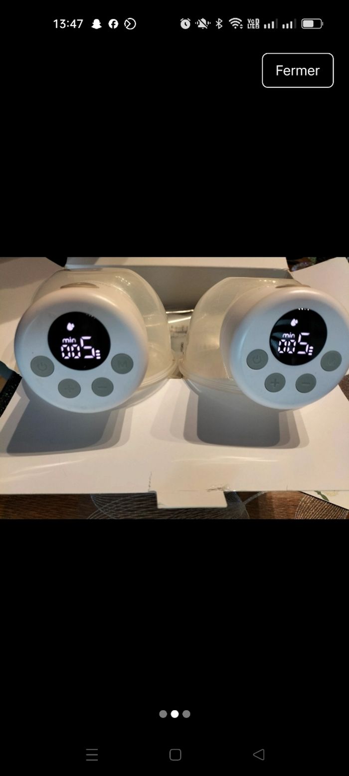 Momcozy s12 plus sachet conservation lait - photo numéro 3