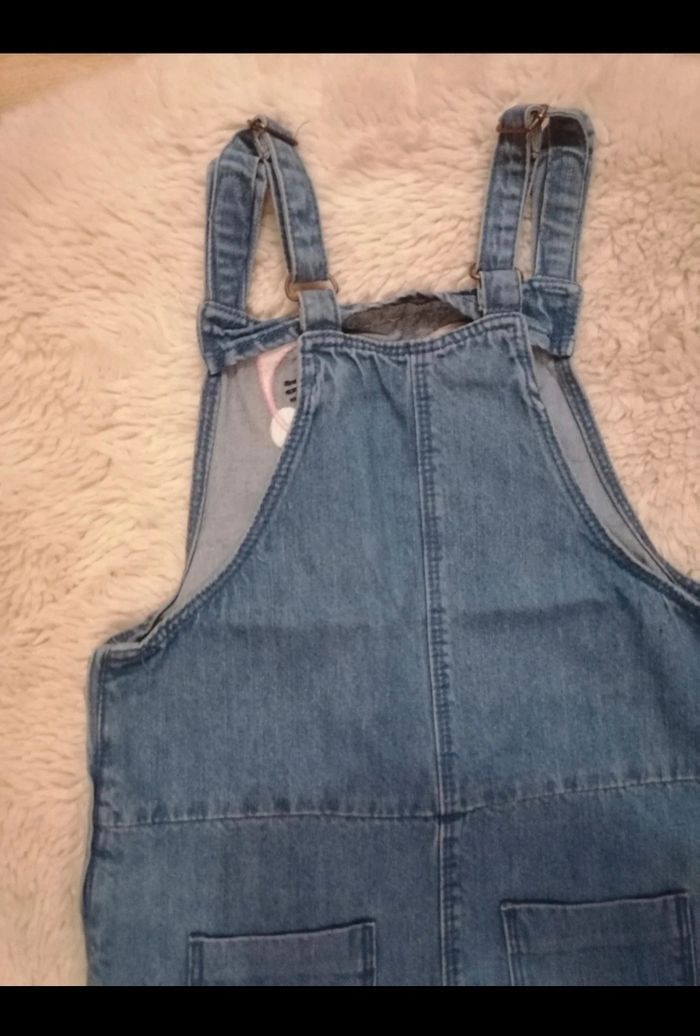 Robe salopette en jean 8 ans - photo numéro 7