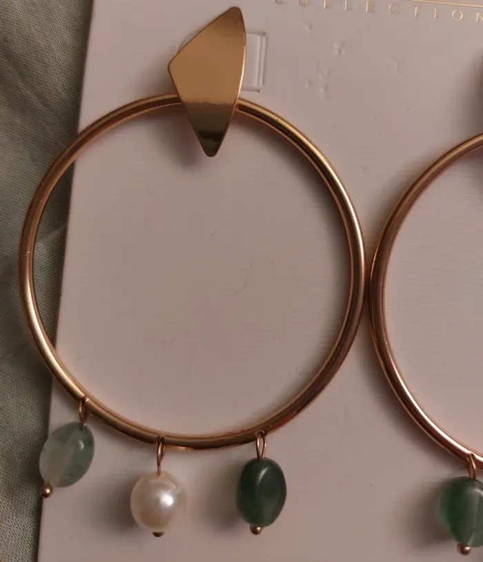 Jolies boucles d'oreilles fantaisies - photo numéro 2
