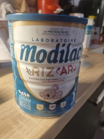 Lait en poudre Modilac riz AR 1 er âge