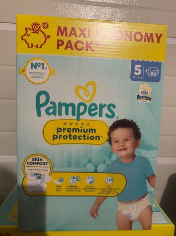 Couches Pampers premium protection taille 5
