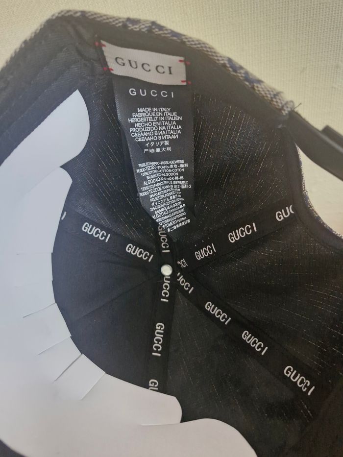 Casquette gucci bleu - photo numéro 6