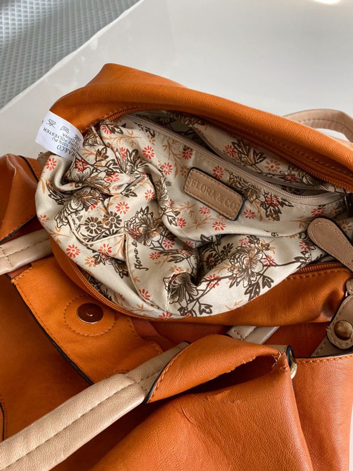 Ensemble 3 pièces sac à main pochette maquillage porte carte - photo numéro 5