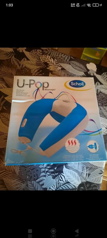 Coussin massage nuque.