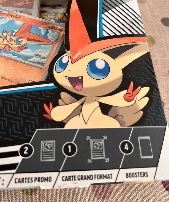 Coffret Victini EV 10.5 Foudre Noire et Flamme Blanche Pokémon - photo numéro 7