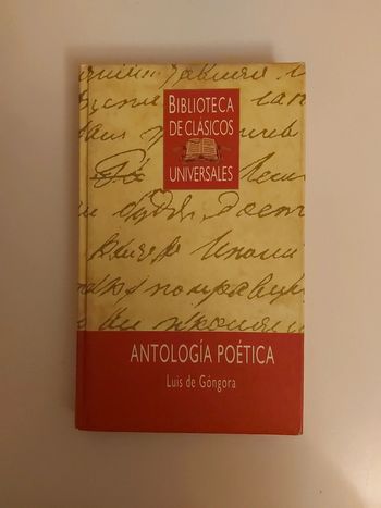 Antología Poética,  Luis de Góngora.
