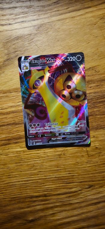 Carte Pokemon Exagide Vmax  127/185