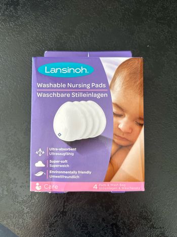 Coussinets lavables lansinoh