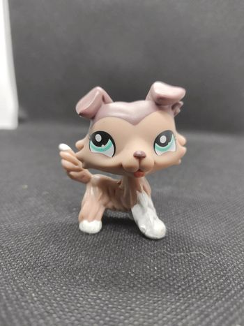 Littlest Petshop LPS dog chien colley collie 1330 hasbro #geektradelpschien