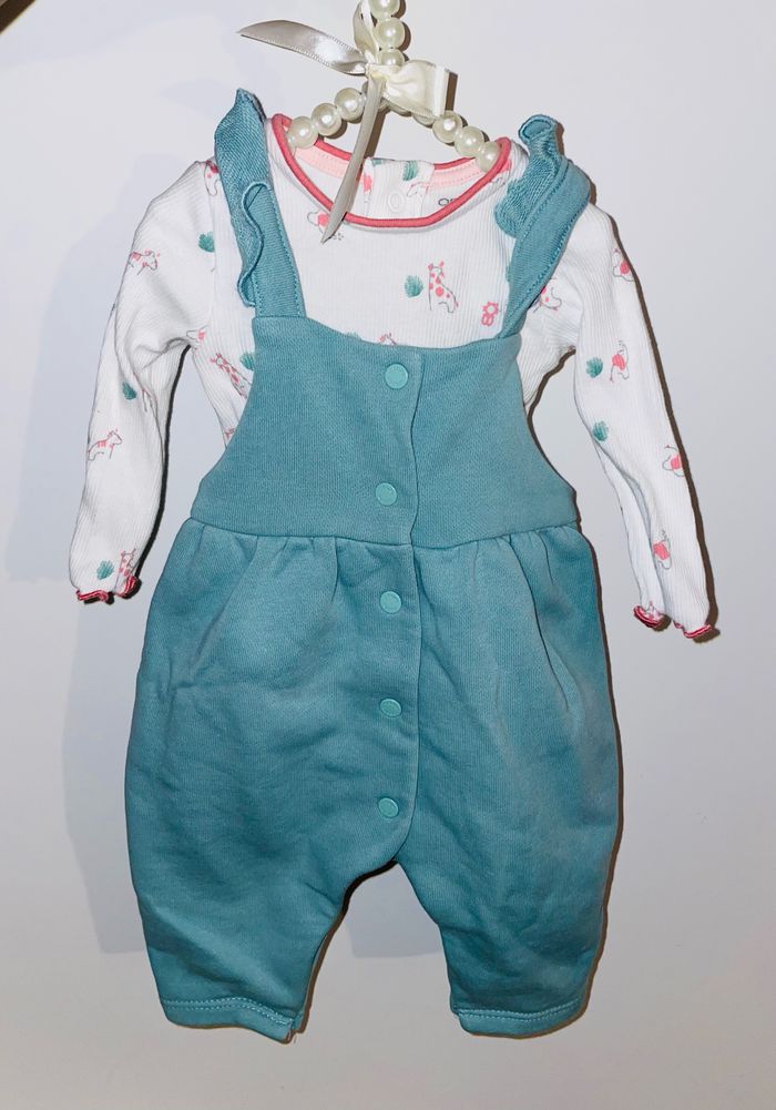 Ensemble combinaison turquoise