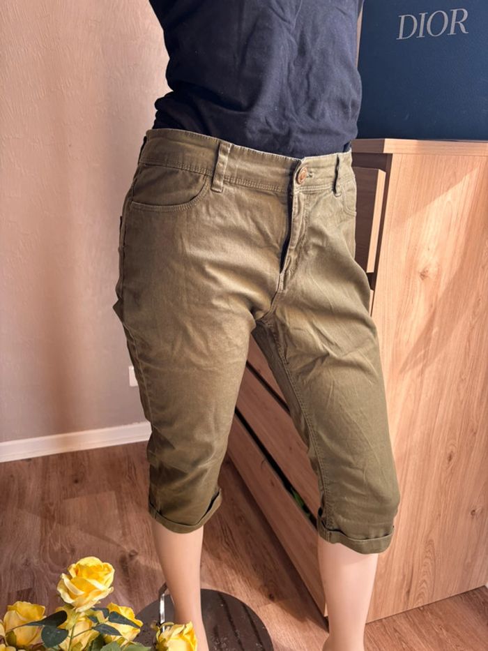 Pantacourt kaki - photo numéro 2