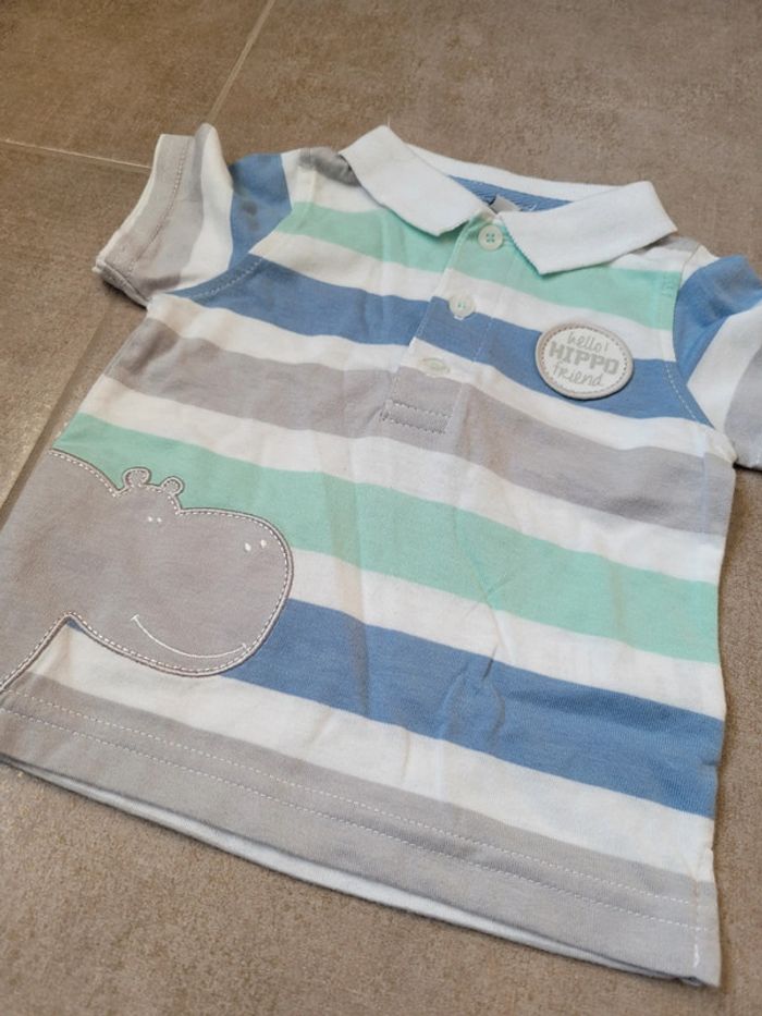 T-shirt polo 3 mois neuf - photo numéro 2