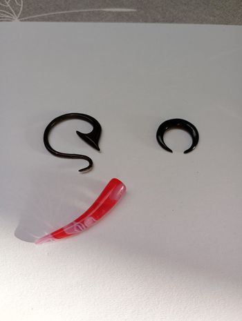 Écarteurs noirs et rose