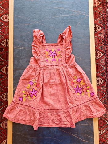 Robe cuivrée brodée DPAM 6 ans