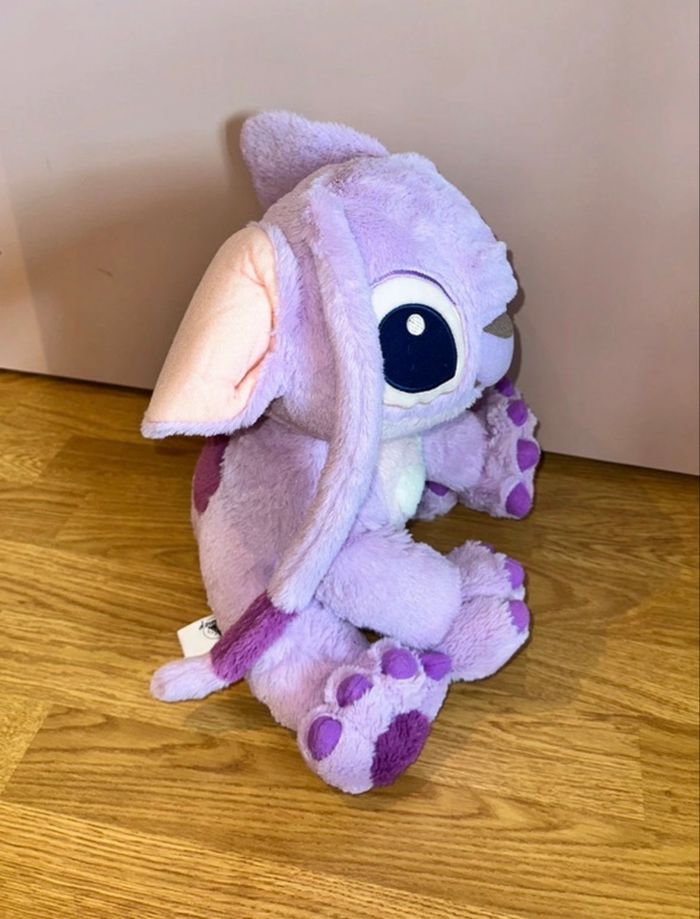 Grosse peluche Angel Stitch Rose - Disney neuve avec étiquette - photo numéro 4