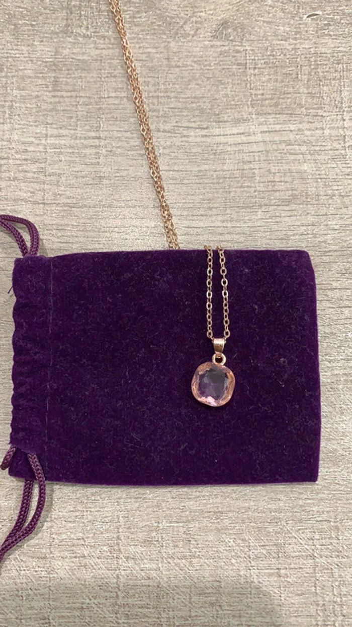 Collier rose gold - photo numéro 2