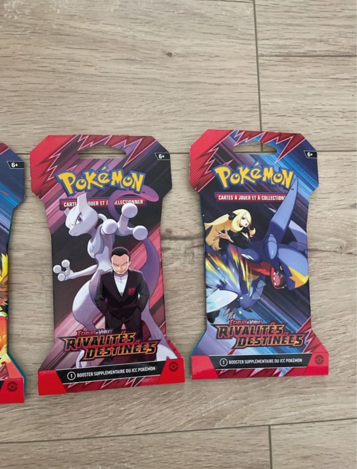 Art set rivalité destinées 4 booster Pokémon scellé - photo numéro 3