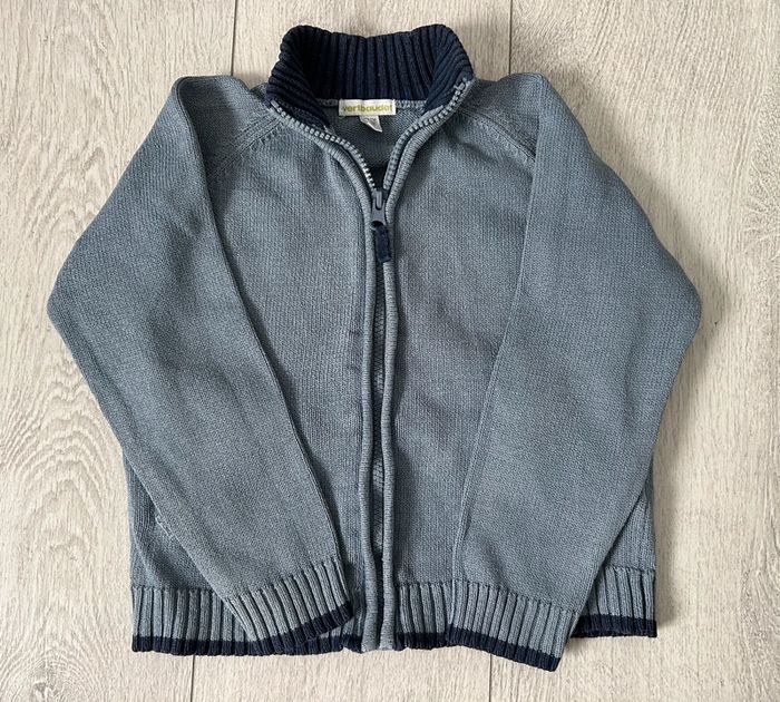 Veste gilet Vertbaudet bleue garçon 4 ans