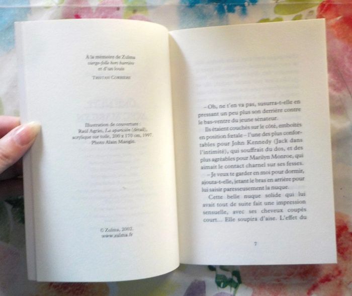 Une nuit avec Marilyn de Alina Reyes Ed. Zulma - photo numéro 6