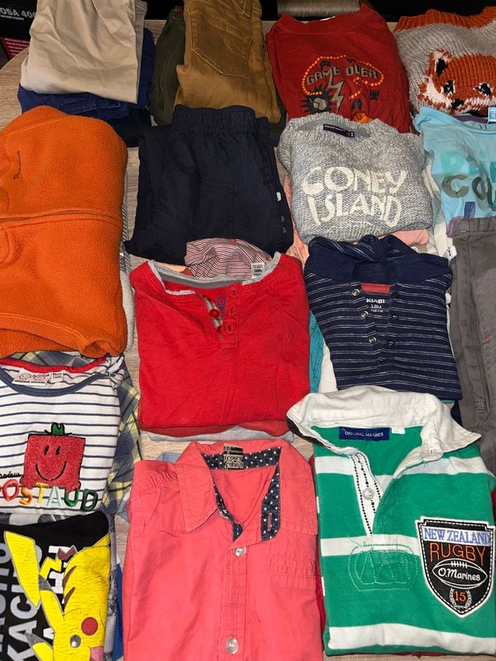 Gros lot de 60 vêtements garçon 👦 - photo numéro 2