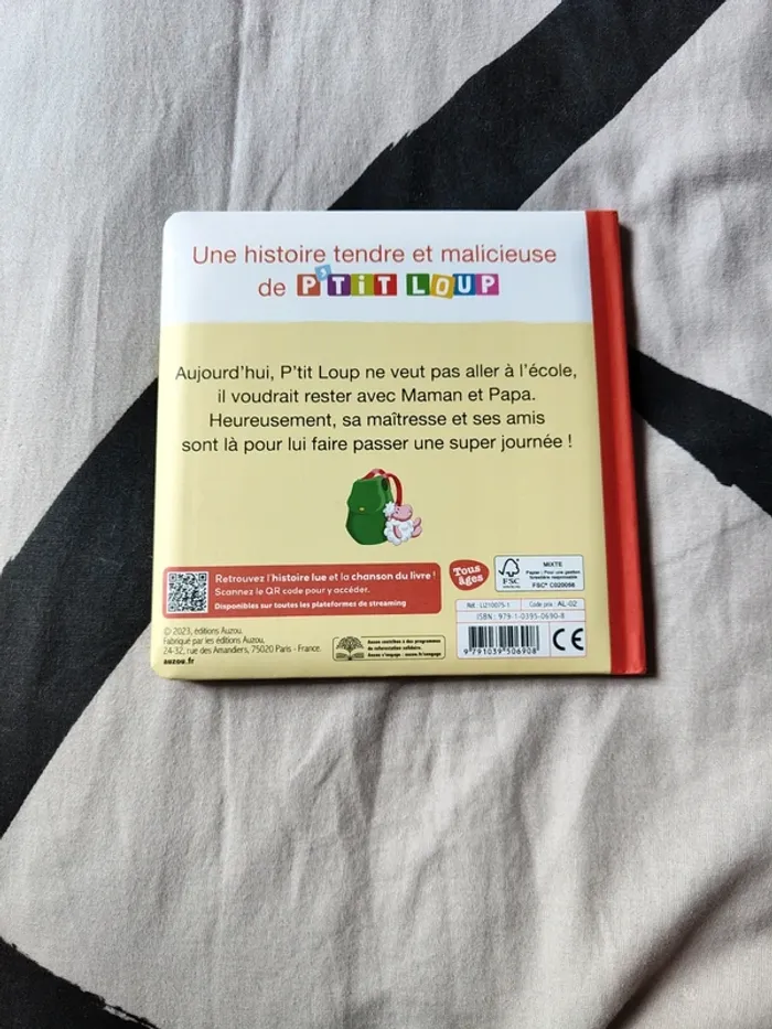P'tit loup ne veut pas aller à l'école - photo numéro 2
