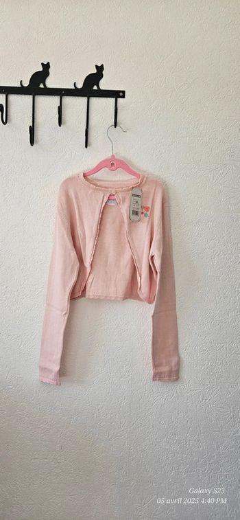 Boléro rose pâle, 10A, sgmj