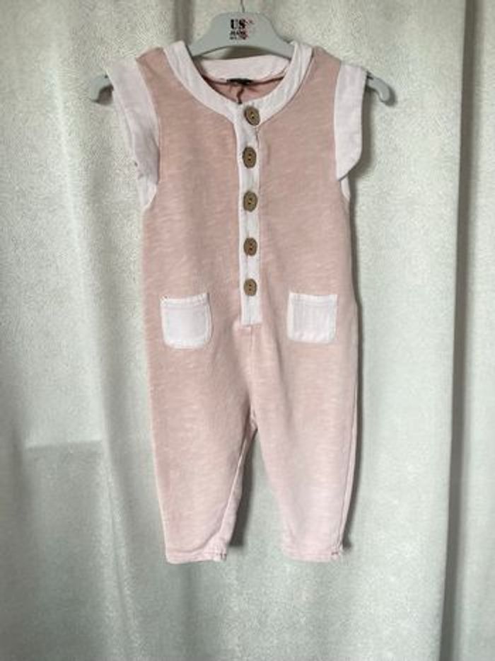 Combinaison rose poudré 18 mois kiabi