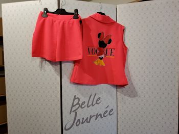 Ensemble short minnie rose