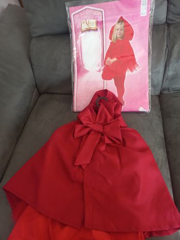 Deguisement petit chaperon rouge 4/5 ans cesar