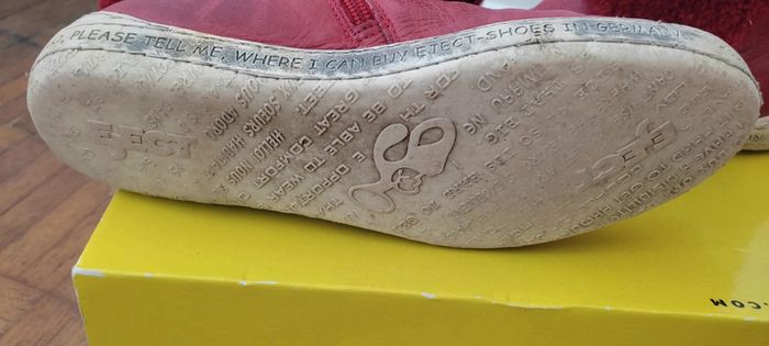 Bottines eject rouges bordeaux 38 - photo numéro 6