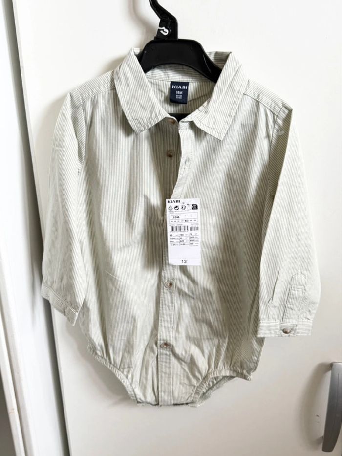 lot 18 vêtements dont 4 ensembles bébé garçon - 18 mois – Neuf avec étiquette - valeur 93€ - photo numéro 14