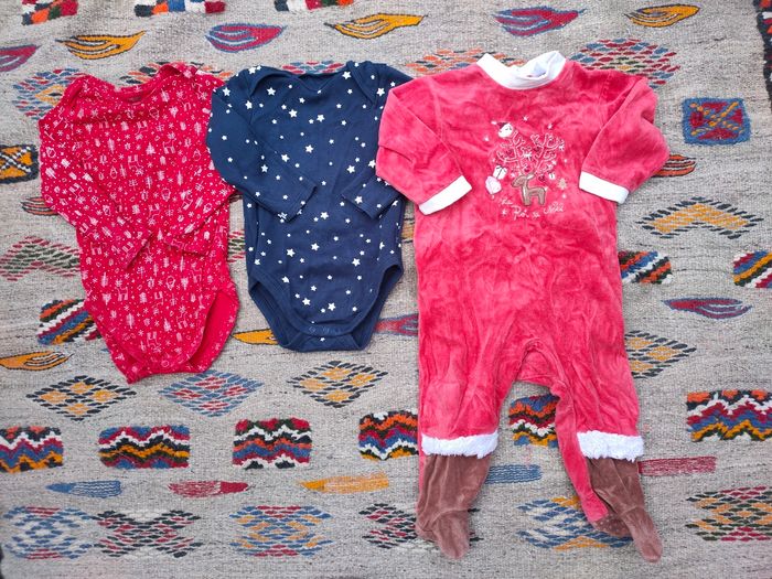 Lot bébé unisexe noël hiver 12 mois